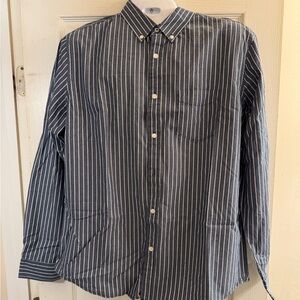 Aeropostale Striped Button Down Long Sleeve Shirt, new